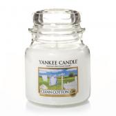 Yankee Candle Clean Cotton Doftljus Medium 