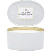 Voluspa Doftljus Bourbon Vanille 2-Wick Oval Tin 
