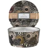 Voluspa Copper Clove 3-Wick Pedestal Tin Doftljus 