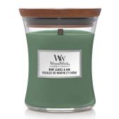 WoodWick Mint Leaves & Oak Doftljus Medium 