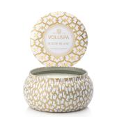Voluspa Suede Blanc 2-Wick Metallo Doftljus 