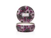 Voluspa Japanese Plum Bloom 3-Wick Metallo Candle 