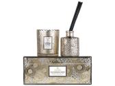 Voluspa Gilt Pomander & Hinoki Doftpinnar & Doftljus Gift set 