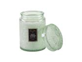 Voluspa White Cypress Large Embossed Glass Doftljus 