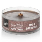 WoodWick Sand & Driftwood Doftljus Petite 