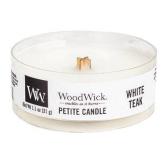 WoodWick White Teak Doftljus Petite 