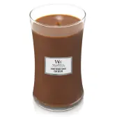 WoodWick Stone Washed Suede Doftljus Large 