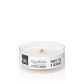 WoodWick White Tea & Jasmine Doftljus Petite 