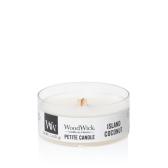 WoodWick Island Coconut Doftljus Petite 
