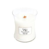 WoodWick White Teak Doftljus Medium 