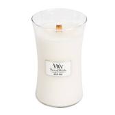 WoodWick White Teak Doftljus Large 