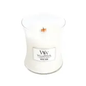 WoodWick White Teak Doftljus Medium 