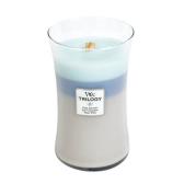 WoodWick Woven Comforts Trilogy Doftljus Large 