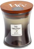 WoodWick Doftljus Warm Woods Trilogy Medium 