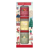 Yankee Candle 3 Filled Votive Holiday Party Gift Set 