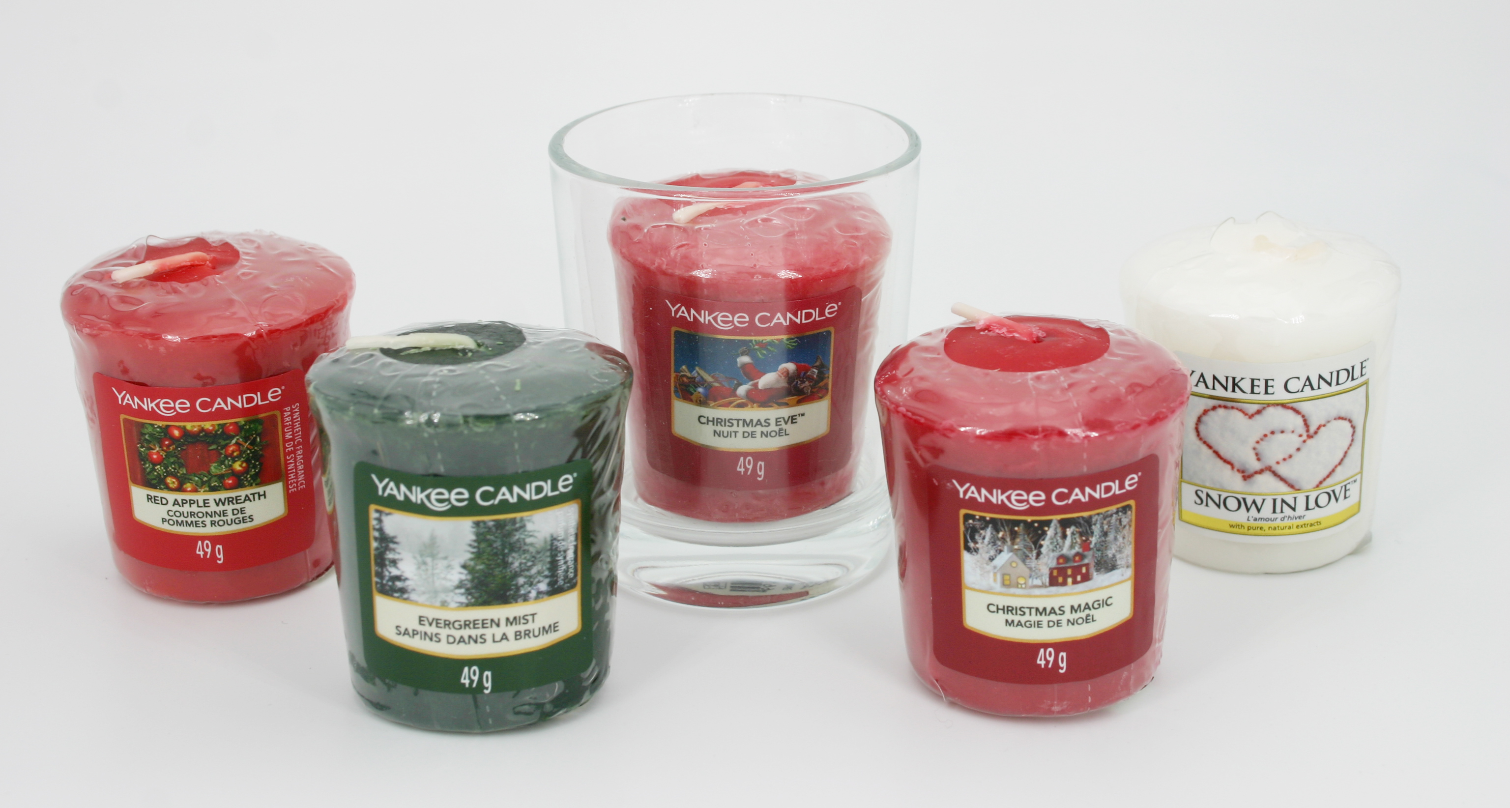 Yankee Candle Paket med Votivljus, juldofter